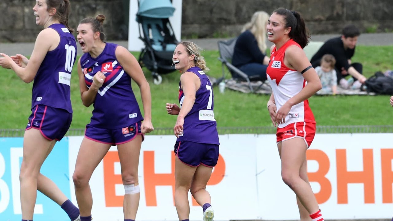 AFLW こぼれ球にうまく反応！