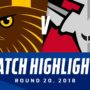 R20 vs. Hawks わずか４点差で接戦を落とす