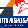 R22 vs. Swans シドニーダービーは力負け