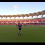 試合前のウォームアップを360度で