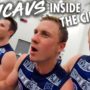 Blicavsと試合後のロッカーへ！