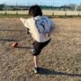 【鵜の木KT】強風に負けずにゴールキック！